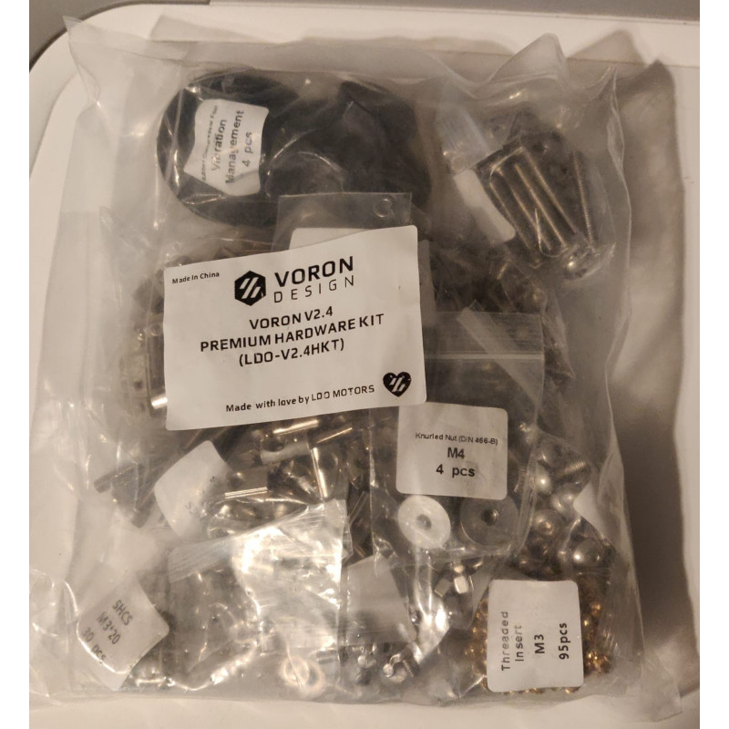 LDO Voron 2.4 Fastener Kit (Silver)
