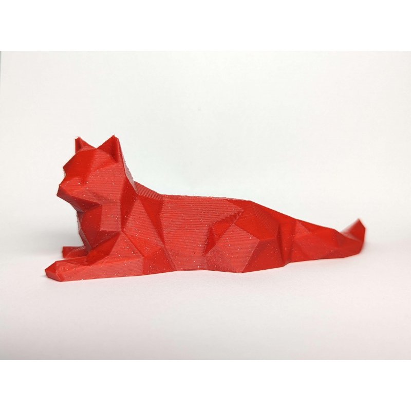 Cat Yarn Mouse Blood Red
